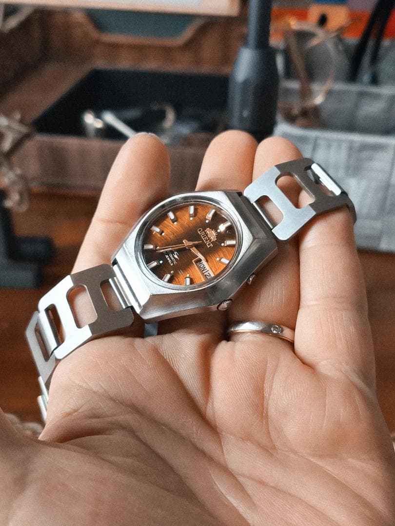 ORIENT 70s ORIENT Hexagon Case Automatic Men's Watch — Japanese