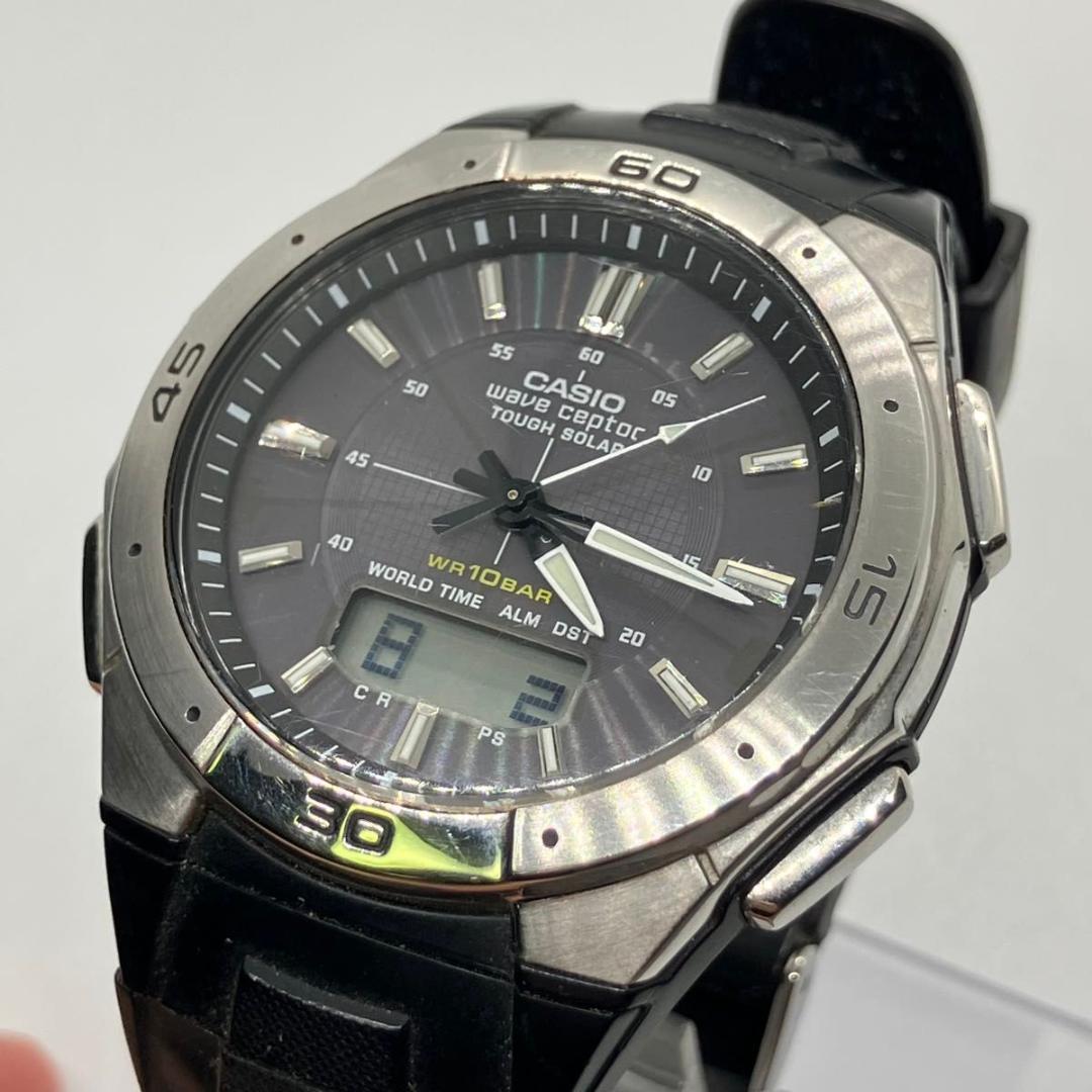 CASIO Wave Ceptor Tappable Solar Model Men's Watch — Japanese