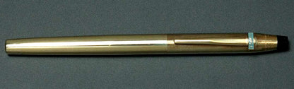 Cross Ampex 10K gold plated vintage sign pen with cap, made in USA, Japan import
