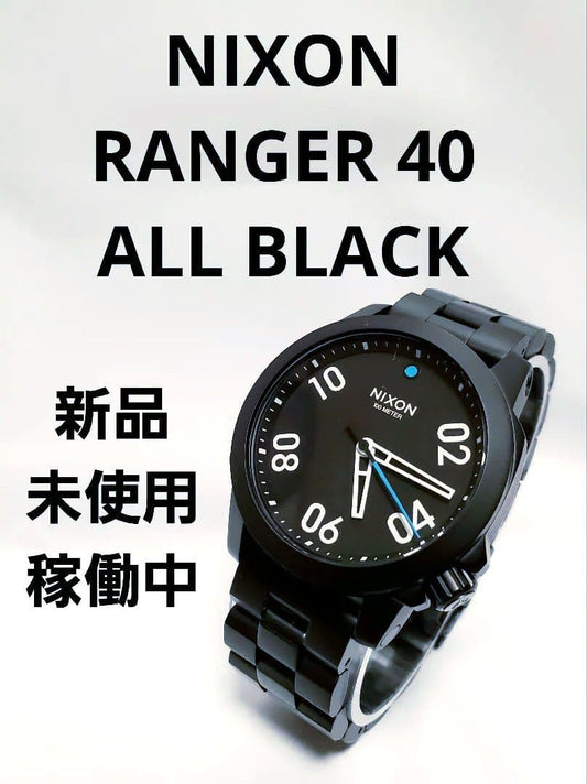 NIXON RANGER 40 ALL BLACK Quartz Men's Watch — Japanese