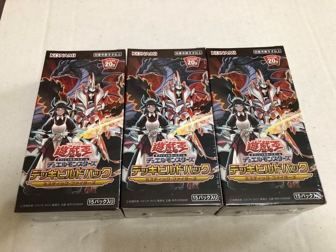 Yu-Gi-Oh Yu-Gi-Oh! OCG Duel Monsters Mystic Fighters 3box Box — Japanese