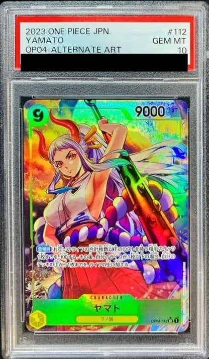 PSA 10 One Piece Yamato — OP04-112 — Japanese