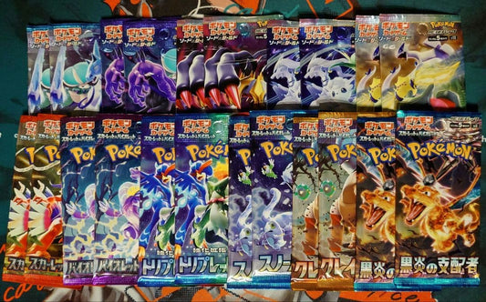 Pokemon Pokémon Card Unopened Pack 11 Types 22 Packs Set Pack — Japanese