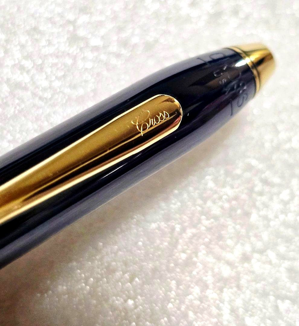 Cross Script USA Townsend ballpoint pen in vintage character style stored in a protective case
