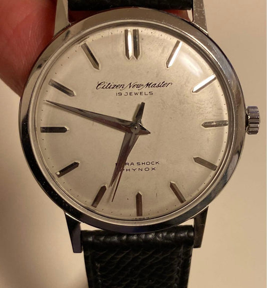 Citizen 뉴마스터 19石 Manual Men's Watch — Japanese