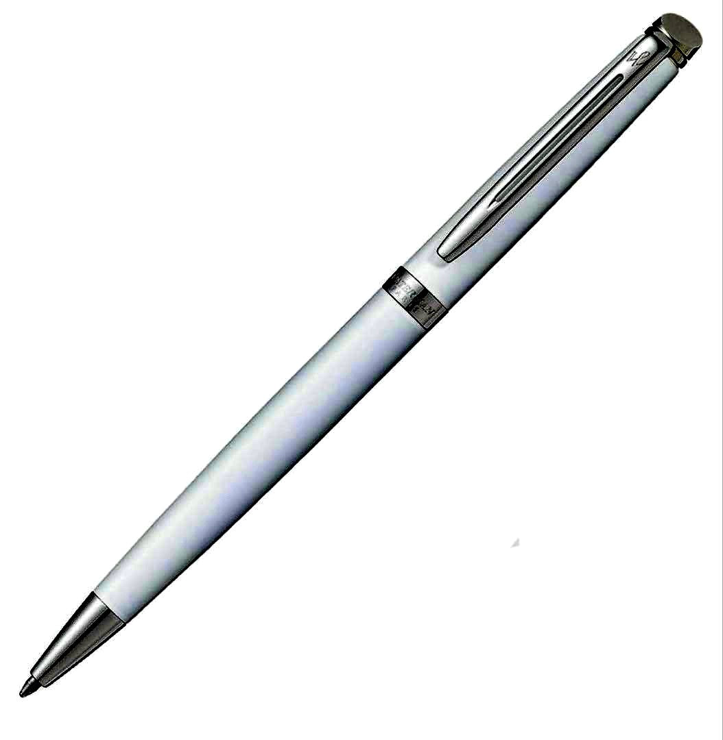 Unused Waterman ballpoint pen with sleek design and polished finish