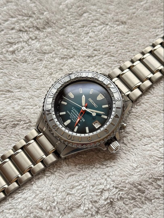 SEIKO LANDMASTER SBDW003 Kinetic Men's Watch — Japanese