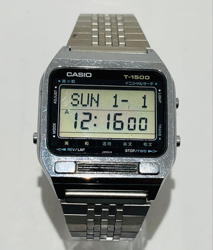 CASIO T-1500 Digital Men's Watch — Japanese