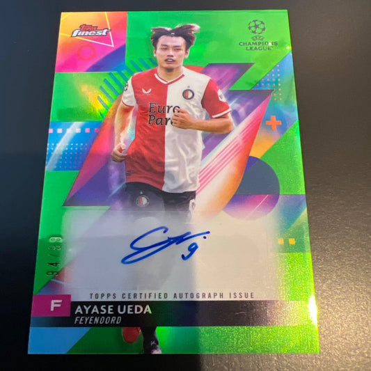 Ueda Kiyonori Autograph Card AUTO /99 UEFA — Japanese