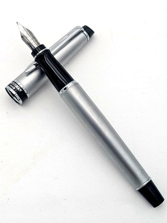 WATERMAN Expert Fountain Pen M6② with gold accents and fine nib in plastic body