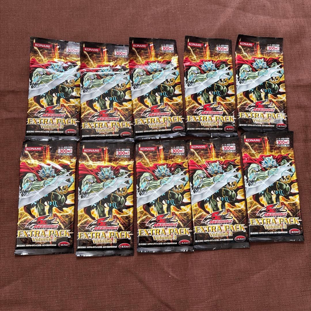 Yu-Gi-Oh Yu-Gi-Oh! Five D's Extra Pack Volume 3 10 Pack Set Pack — Japanese