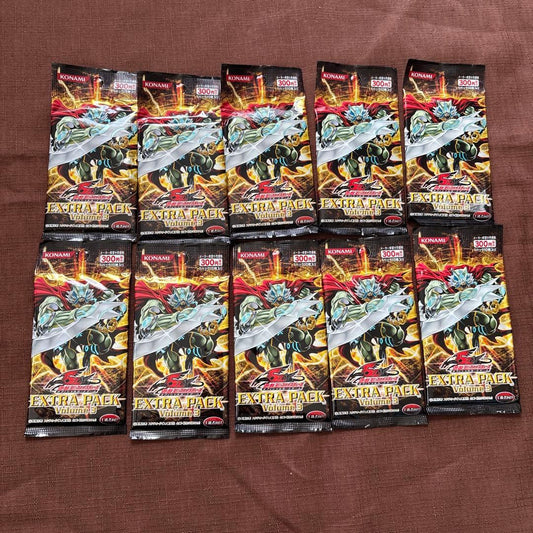 Yu-Gi-Oh Yu-Gi-Oh! Five D's Extra Pack Volume 3 10 Pack Set Pack — Japanese