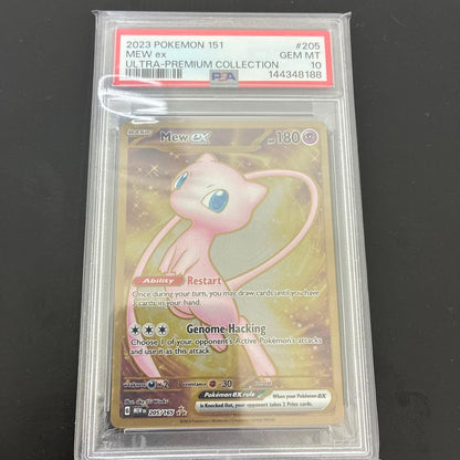 PSA 10 Pokemon Mew ex — 205/165 — English