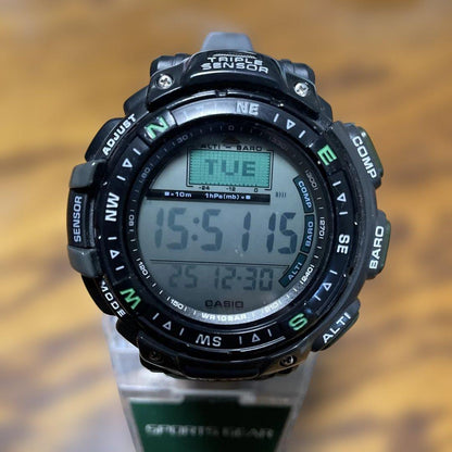 CASIO PROTREK Digital Men's Watch — Japanese