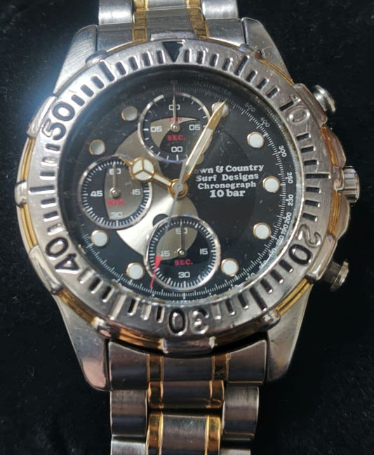 ORIENT Town & Country Chronograph SBTR009 Quartz Men's Watch — Japanese