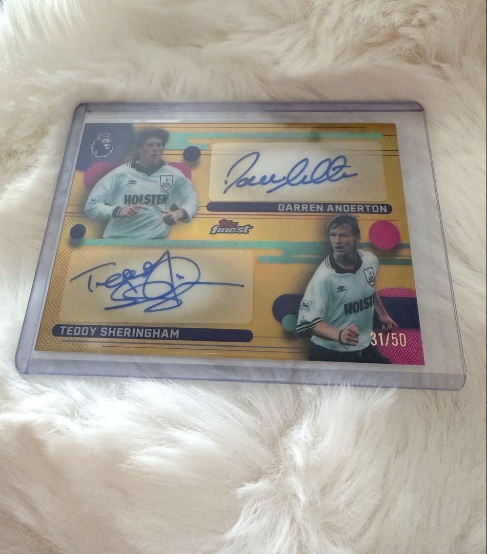 2026 Topps Finest Spurs Dual Auto — Japanese