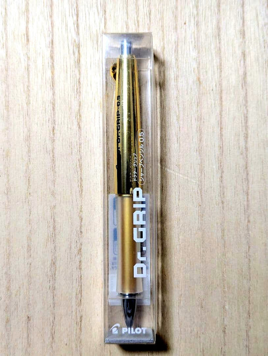 30th Anniversary PILOT Dr. Grip sharp pencil in gold with 0.5mm lead