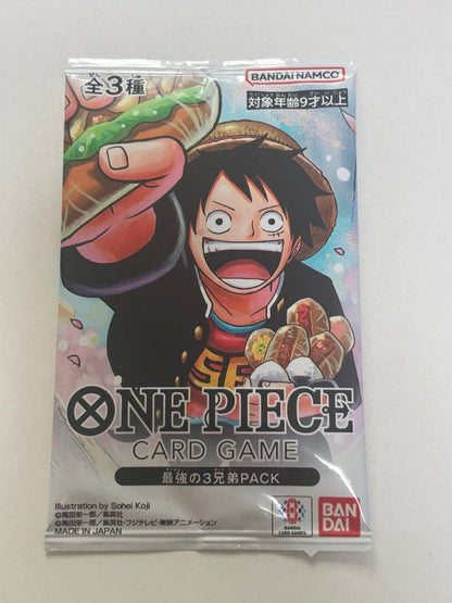 One Piece One Piece Card Game: The Strongest Three Brothers Pack Pack — Japanese