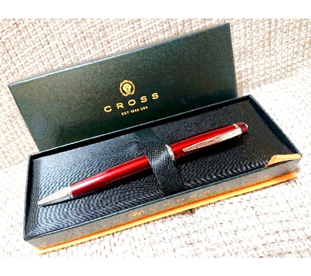 CROSS Ballpoint Pen EST1846 in sleek design with black ink, made in USA