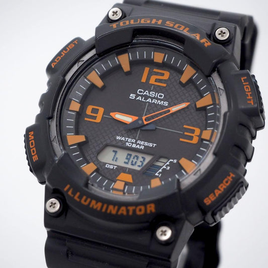 CASIO AE-1200WH-1A Solar Men's Watch — Japanese