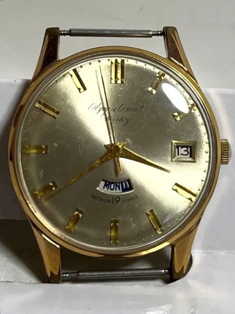 ORIENT オリエント オリンピア 19石 1960s Analog Men's Watch — Japanese