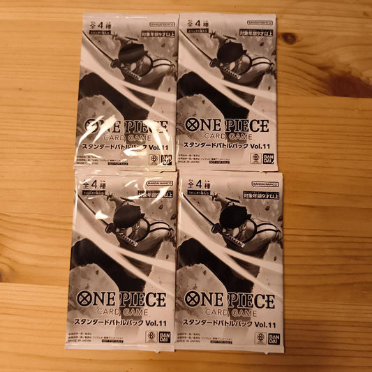 One Piece One Piece Card Game Standard Battle Pack Vol.11 4 Pack Pack — Japanese