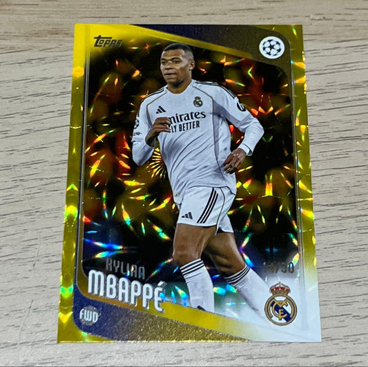 Kylian Mbappe Gold Serial /50 — Japanese