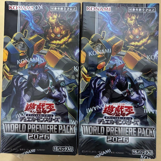 Yu-Gi-Oh Yu-Gi-Oh! WORLD PREMIERE PACK 2026 2BOX Box — Japanese