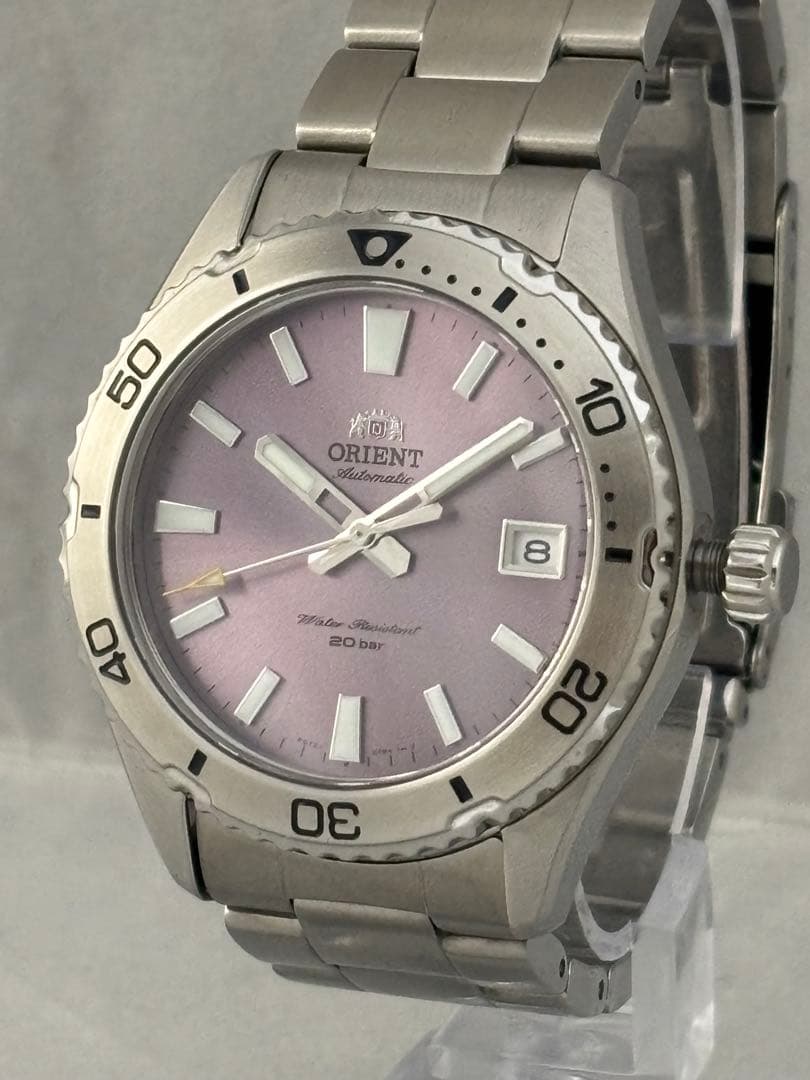 ORIENT MAKO 40 ライラック 200本限定 Automatic Men's Watch — Japanese