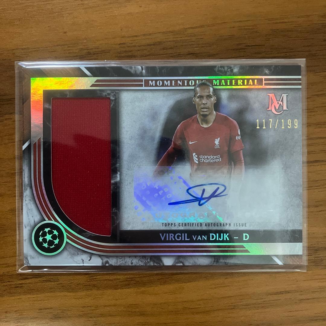 Virgil van Dijk Auto Graph Relic Card — Japanese