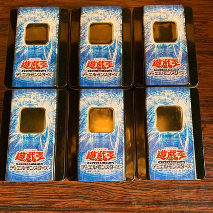 Yu-Gi-Oh Yu-Gi-Oh! Booster Pack Collectors TIN 2007 Empty Can 6 Pieces Box — Japanese