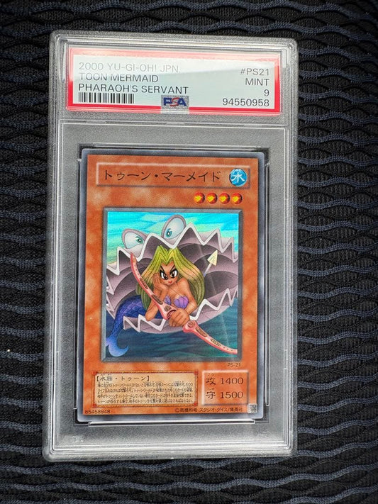 PSA 9 Yu-Gi-Oh Toon Mermaid — Japanese