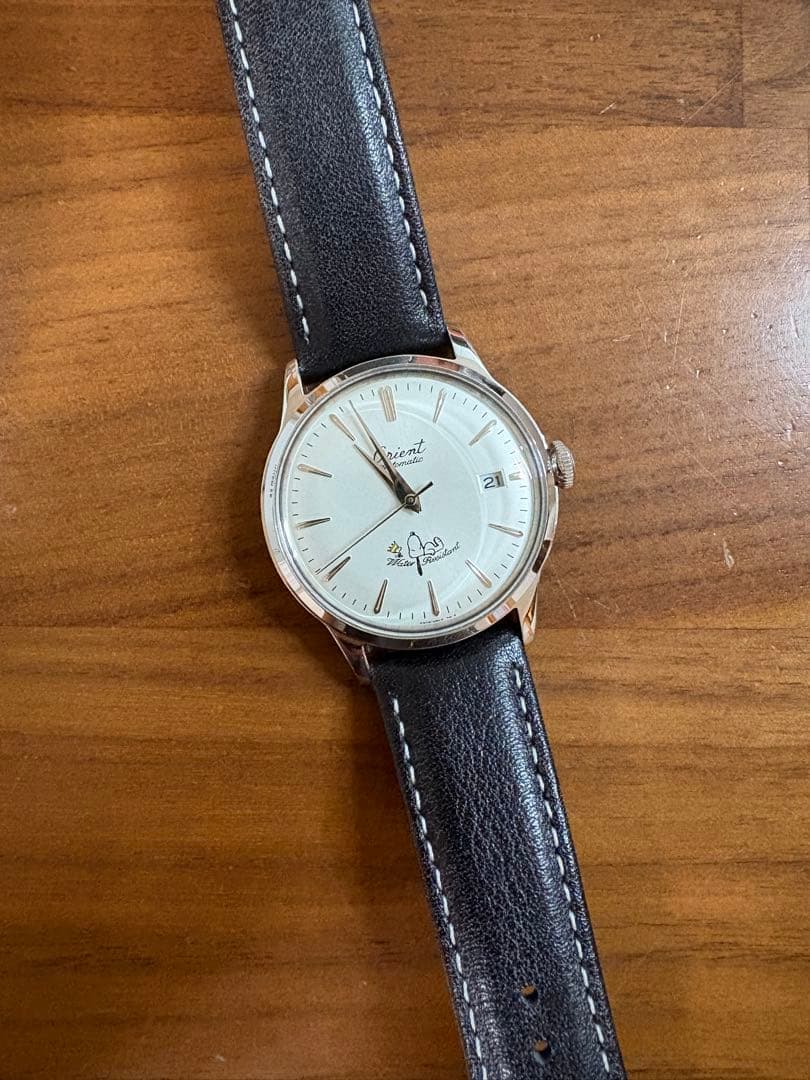 ORIENT Bambino 75th Peanuts Automatic Men's Watch — Japanese