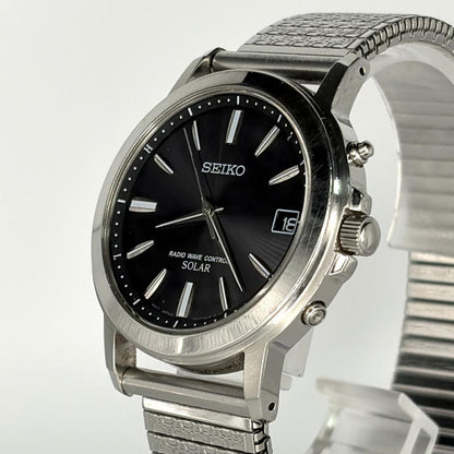SEIKO 7B52-0AF0 Solar Men's Watch — Japanese