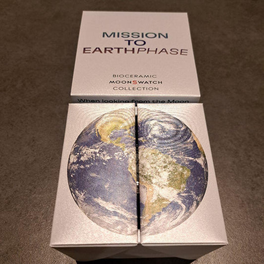 swatch MISSION TO EARTH PHASE Analog Men's — Japanese