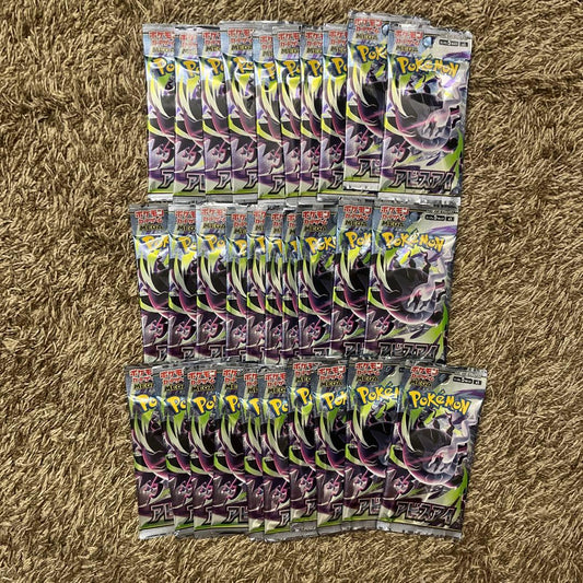 Pokemon Unopened Abyss Eye Bundle 30 Packs Mega Expansion Pack Pack — Japanese