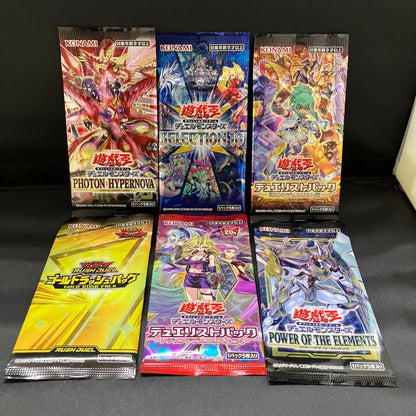 Yu-Gi-Oh Yu-Gi-Oh! Unopened New 6 Pack Set Pack — Japanese