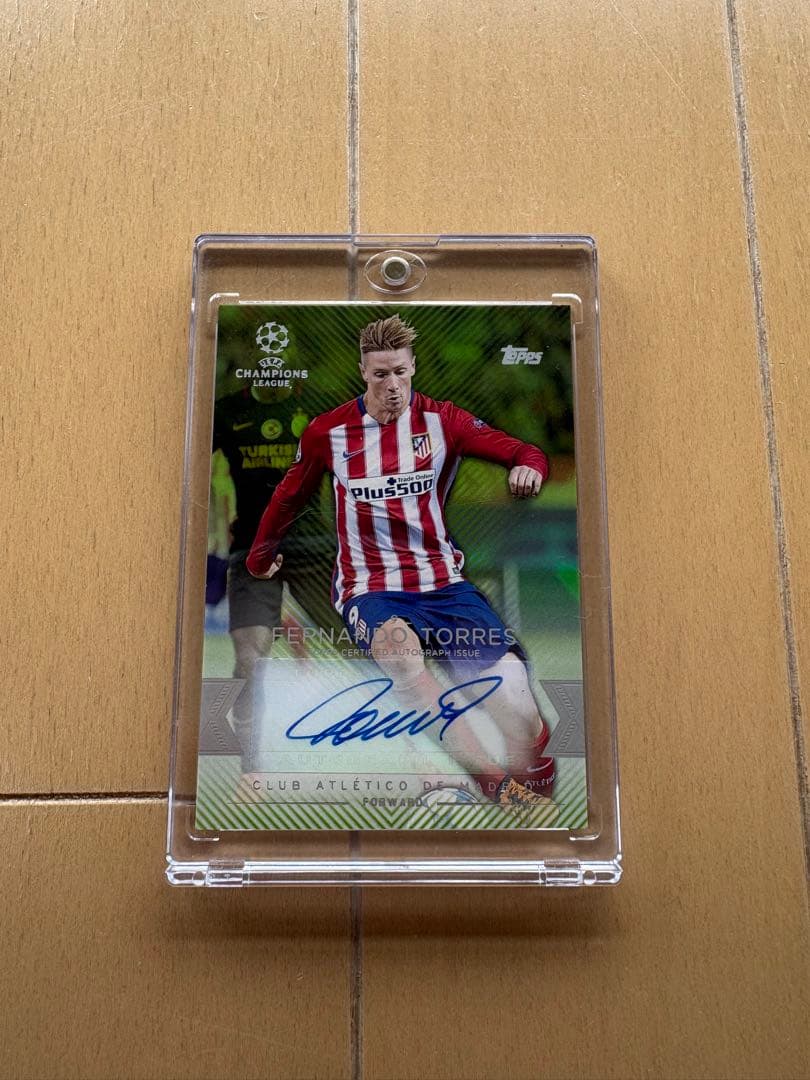 Fernando Torres Autographed Card — Japanese