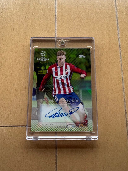 Fernando Torres Autographed Card — Japanese