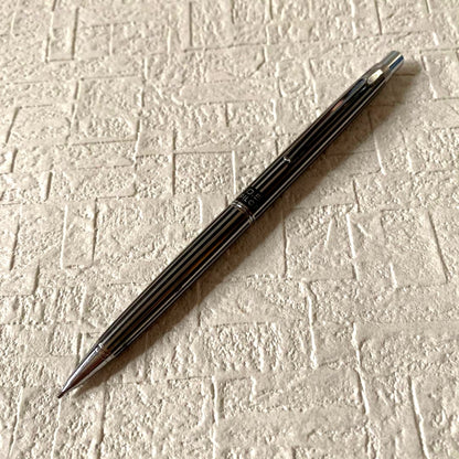 PILOT 0.5mm sharp pencil with silver metal body and stripe design