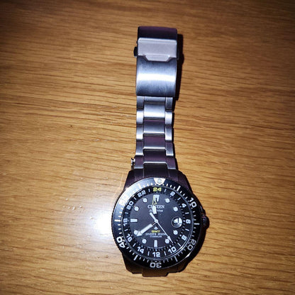 Citizen ProMaster Marine 200 GMT Quartz Men's Watch — Japanese