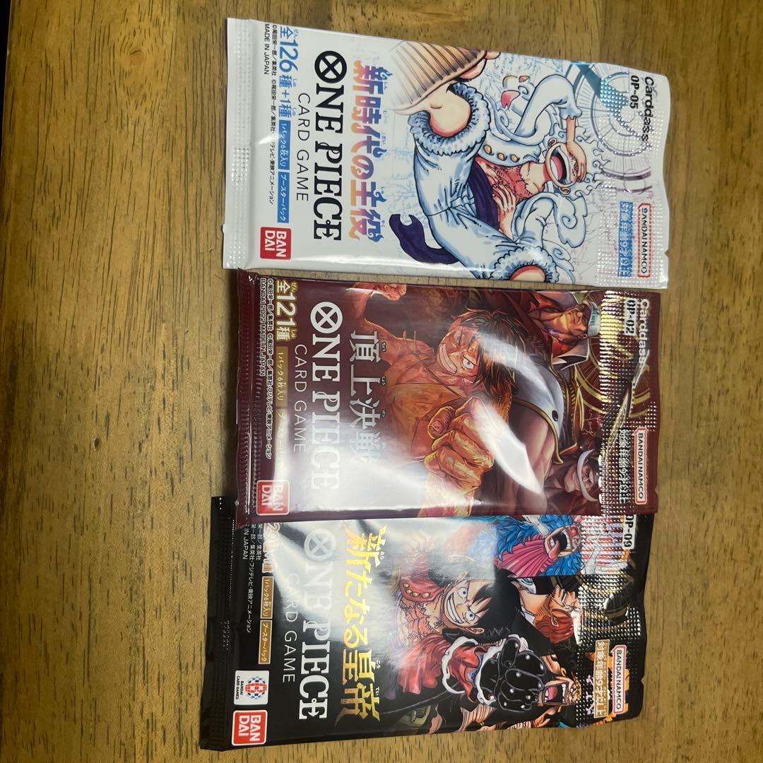 One Piece One Piece Card Game 3 Pack Set Pack — Japanese