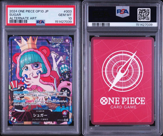 PSA 10 One Piece Sugar L — Japanese