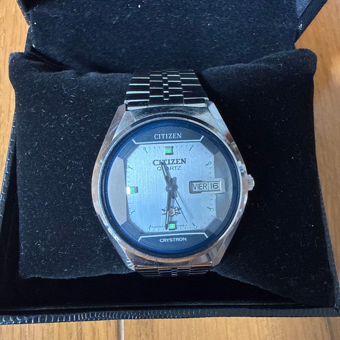 Citizen Crystron Quartz Men's Watch — Japanese