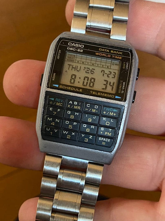 CASIO DBC-62 Digital Men's Watch — Japanese