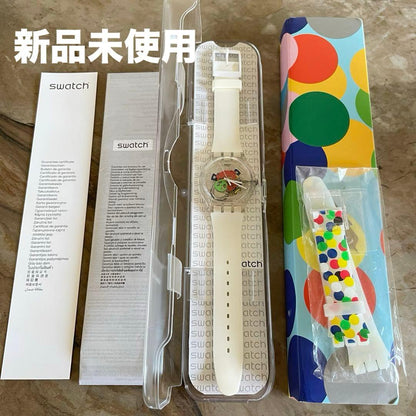 swatch SPOT THE DOT Quartz Men's — Japanese