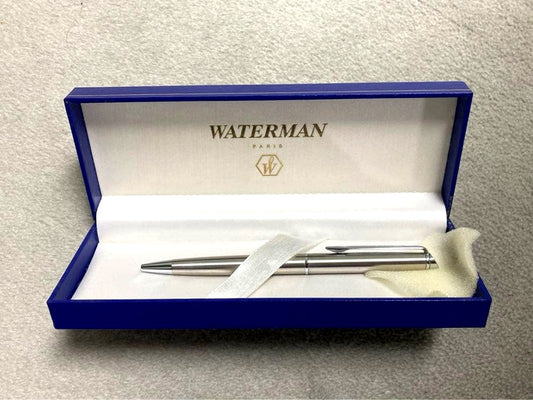 WATERMAN Metropolitan ballpoint pen made of stainless steel with sleek design