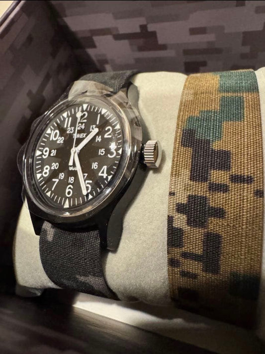 TIMEX GDC 迷彩バンド Analog Men's Watch — Japanese
