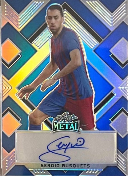 Sergio Busquets Autographed Card 25 Copies Limited — Japanese