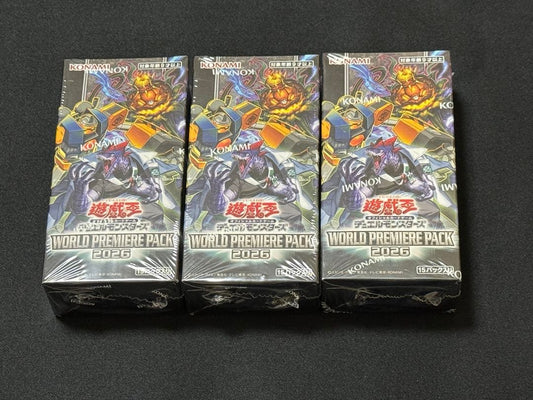 Yu-Gi-Oh Yu-Gi-Oh! WORLD PREMIERE PACK 2026 3BOX Box Ultra Rare — Japanese